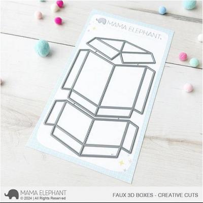 Mama Elephant Creative Cuts - Faux 3D Boxes